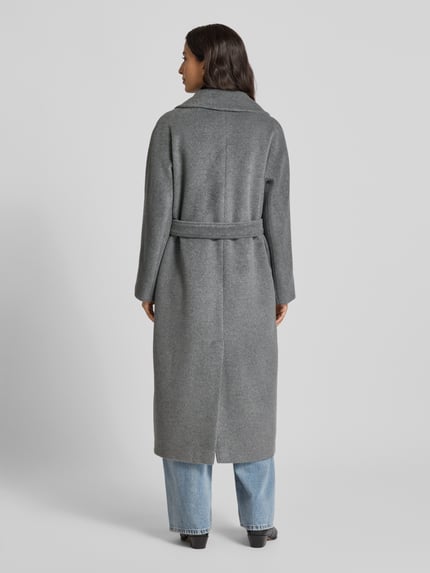 Weekend Max Mara Regular Fit Mantel aus Woll-Alpaka-Mix mit Mohair-Anteil Modell 'TEMPERA' Dunkelgrau 5