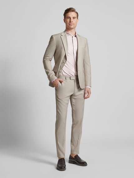DESOTO Slim Fit Businesshemd aus Baumwolle Altrosa 1