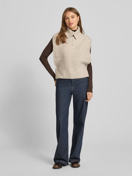 mbyM Relaxed Fit Pullunder in breilook model 'Tristiana' Taupe - 1