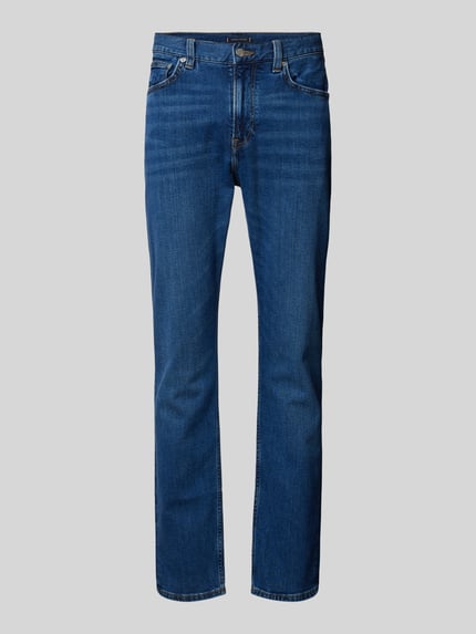 Tommy Hilfiger Comfort Fit Jeans aus Viskose im 5-Pocket-Design Modell 'MERCER' Jeansblau 2