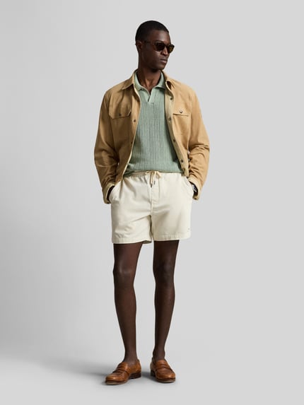 Polo Ralph Lauren Szorty chino o kroju regular fit z czystej bawełny Złamany biały 1