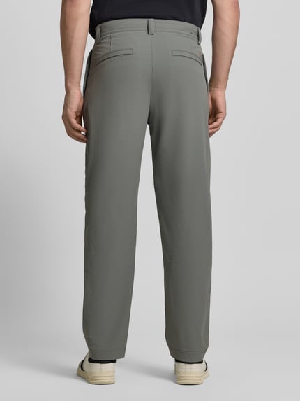 BOSS Orange Straight-Tapered Fit Chino mit Bund Tunnelzug Modell 'CHINO' Oliv 5