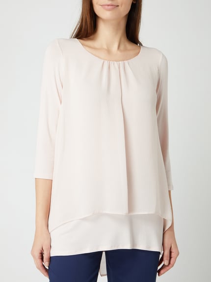 Apricot 3/4-Shirt im Double Layer Look  Pink 4
