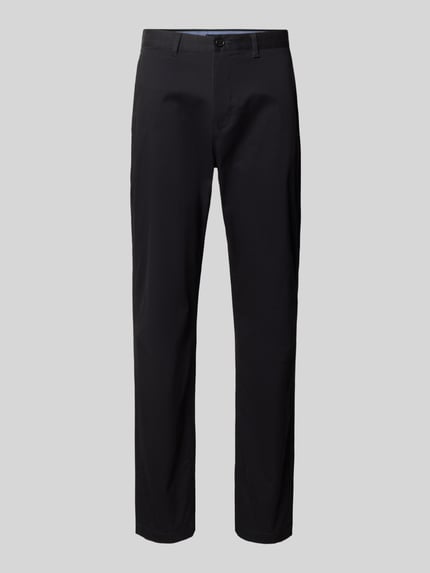 Tommy Hilfiger Relaxed Fit Hose aus Baumwoll-Mix Black 2