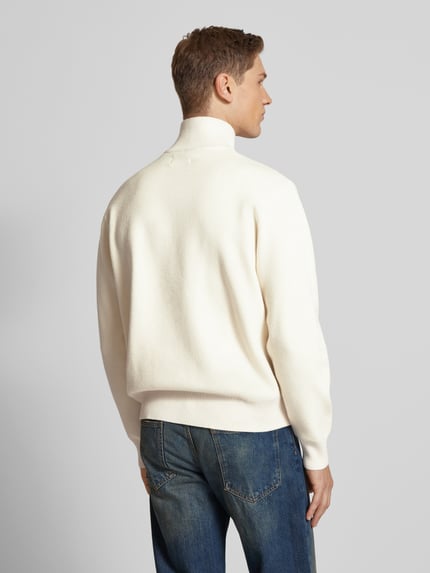 JACK & JONES Schipperstrui met opstaande kraag, model 'VESTERBRO' Offwhite - 5