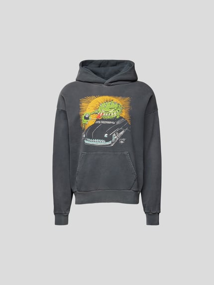 RE/DONE oversized hoodie met motiefprint Donkergrijs - 2