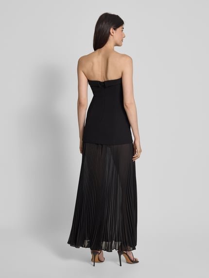 Forever New Avondjurk met plissévouwen, model 'Bethie' Zwart - 5