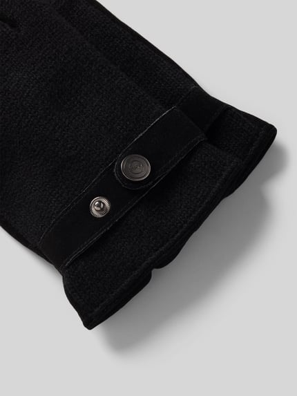 EEM Handschuhe mit Label-Detail Black 2