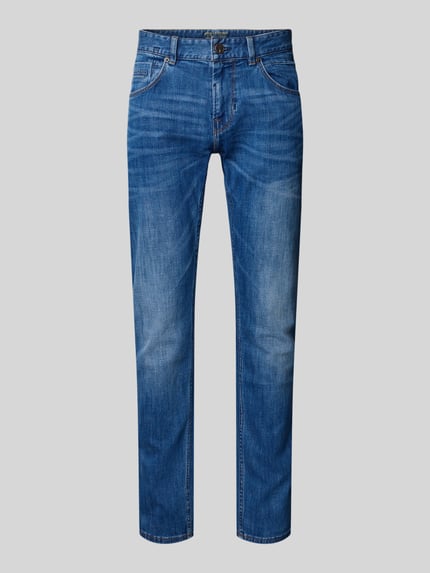 PME Legend Regular Fit Jeans im Used-Look Modell 'Nightflight' Hellblau 2