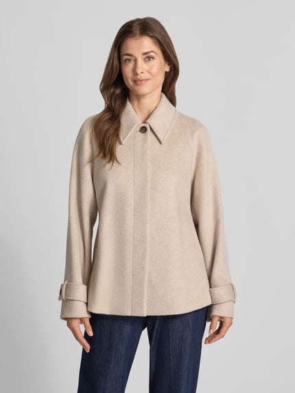 mbyM Jacke aus Woll-Mix mit Kentkragen Modell 'Tary' Beige 4