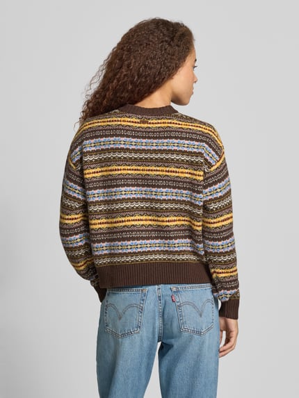 Levi's® 300 Strickjacke mit Zierknöpfen CHARLOTTE Dunkelbraun 5