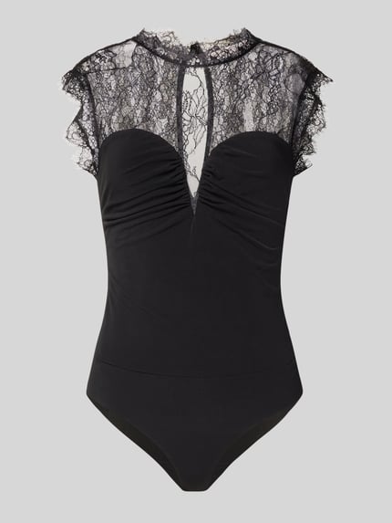 Body mit Spitzenbesatz Shop The Look MANNEQUINE