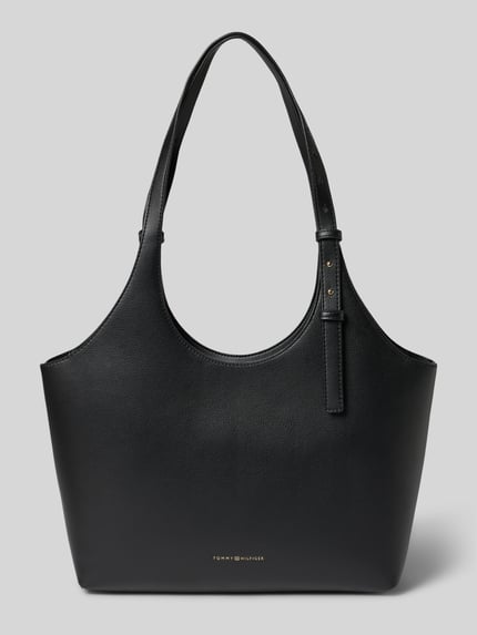 Shopper in de look van generfd leer Shop The Look MANNEQUINE