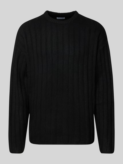 JACK & JONES Gebreide pullover met wol Model 'BRADLEY' BLACK - 2