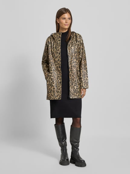 VERO MODA Regular Fit Parkamantel mit Kordelzug Modell 'MALOU' Mittelbraun 1