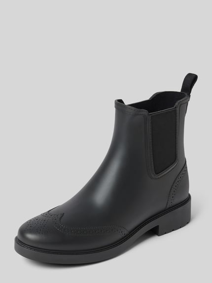 Lauren Ralph Lauren Chelsea Boots mit Oxford-Design Black 1