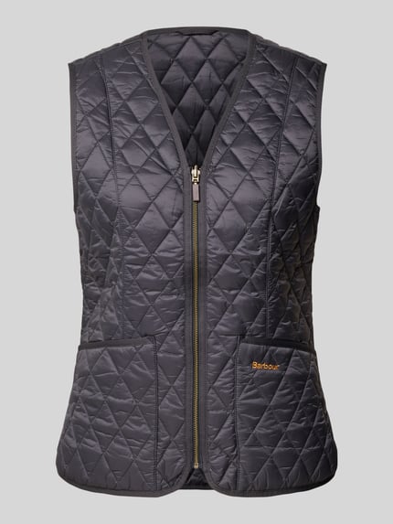 Barbour Regular Fit Weste mit V-Ausschnitt Modell 'BETTY' Marine 1