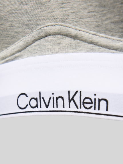 Calvin Klein Underwear Push-up-BH mit Label-Bund Hellgrau 2