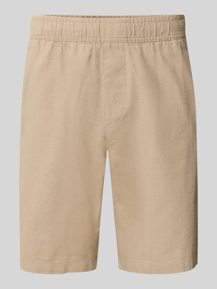 Straight Fit Shorts mit Gesäßtasche Shop The Look MANNEQUINE