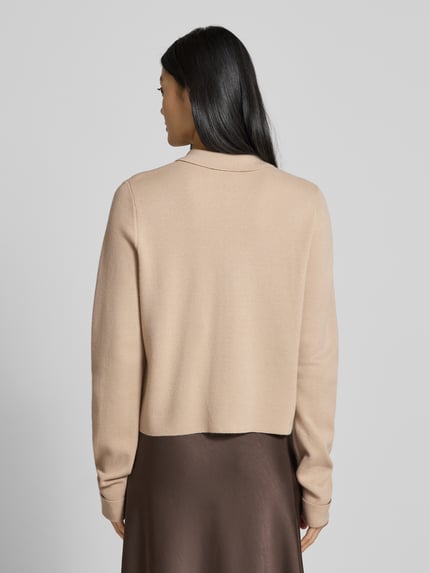 Christian Berg Woman Selection Regular Fit Strickjacke aus Woll-Mix Sand 5
