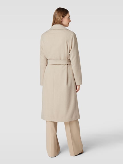 FUCHS SCHMITT Wollmantel mit Knopfverschluss Sand 5