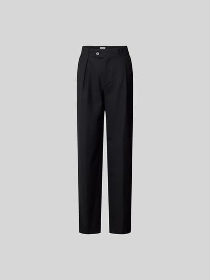 Stoffen broek met achterzak Shop The Look MANNEQUINE