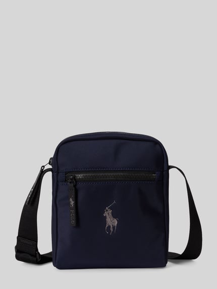 Polo Ralph Lauren Schoudertas met logodetail Marineblauw - 1