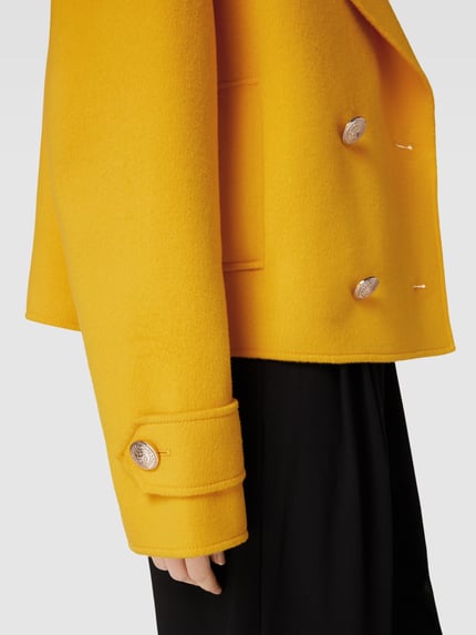 Tommy Hilfiger Jack met mouwtrensjes, model 'SHORT PEAC' Geel - 3