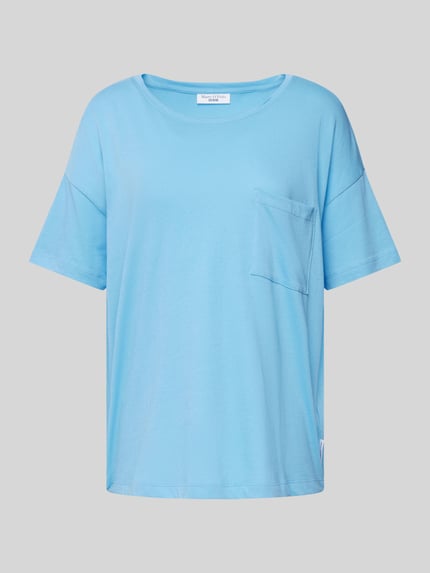 Marc O'Polo DENIM Relaxed fit T-shirt met labeldetail Bleu - 2