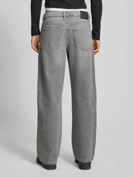 Gina Tricot Wide fit Jeans in 5-pocketmodel met lyocell Middengrijs - 5