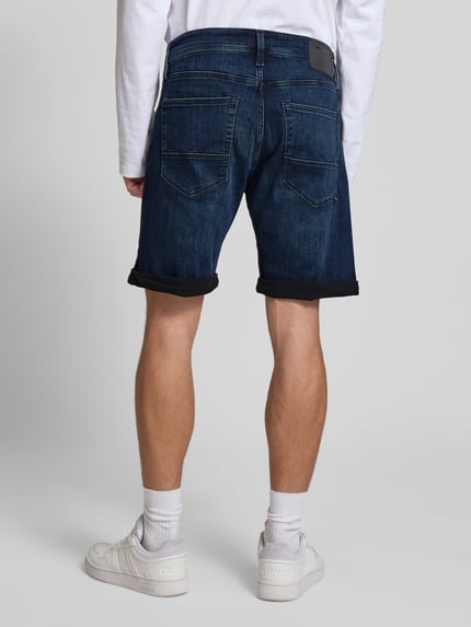 JACK & JONES Regular Fit Jeansshorts im 5-Pocket-Design Modell 'RICK' Dunkelblau 5