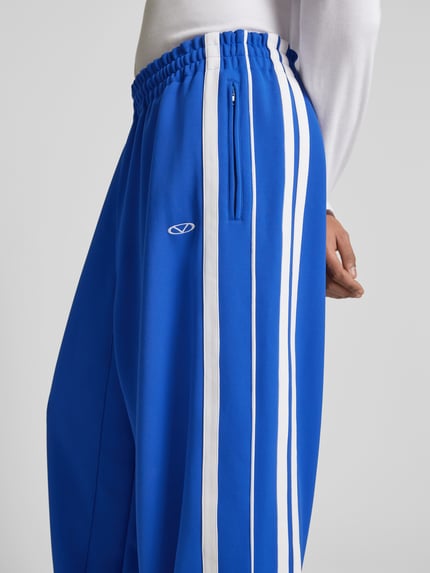 VETEMENTS Trackpants met elastische tailleband Koningsblauw - 3