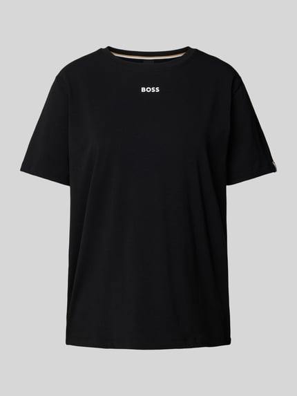 BOSS T-Shirt mit Label-Print Black 1