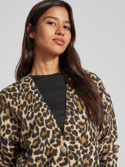 Essentiel Antwerp Strickjacke aus Woll-Mix mit Kaschmir-Anteil Black 3