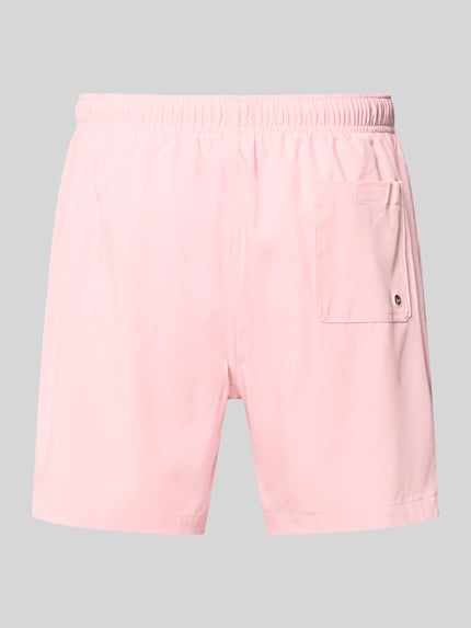 Produktfoto, Badehose mit elastischem Bund und Tunnelzug von MCNEAL, hellrosa, Material-Mix mit Stretch-Anteil, Regular-Fit, glatte Textur