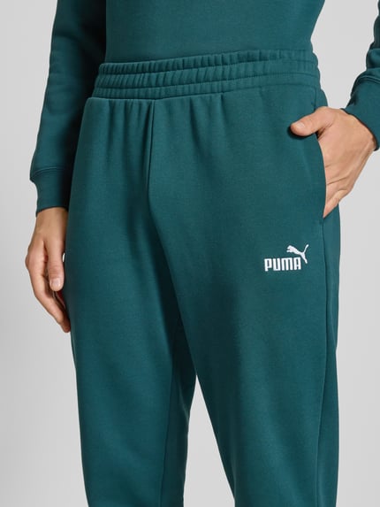 PUMA Performance Sweatpants mit Label-Stitching und elastischem Bund Bottle 3