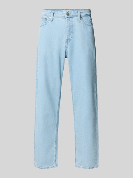 Straight Fit Jeans aus reiner Baumwolle Modell 'Alex' Shop The Look MANNEQUINE