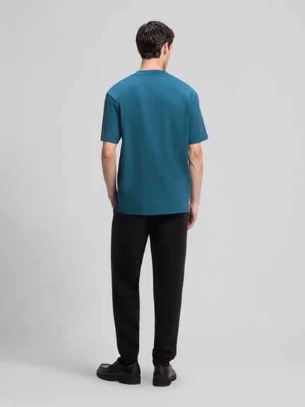 HUGO Regular Fit T-Shirt aus reiner Baumwolle Modell 'Dapolino' Ocean 5