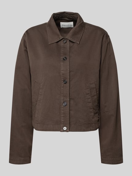Oversized Hemdjacke aus Baumwoll-Lyocell-Leinen-Mix  Shop The Look MANNEQUINE