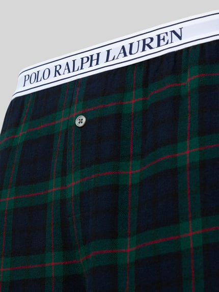 Polo Ralph Lauren Relaxed Fit Pyjama-Hose aus reiner Baumwolle Dunkelgruen 2