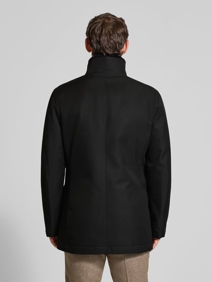 JOOP! COLLECTION Kurzmantel mit verdecktem Reißverschluss Modell 'DARRY' Black 5