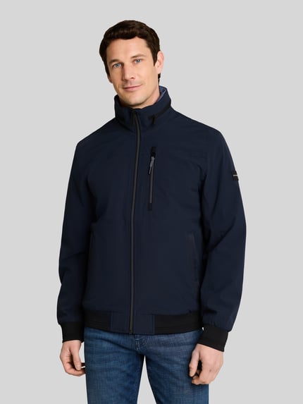 Tom Tailor Regular Fit Blouson aus wasserdichtem Stoff Marine 4