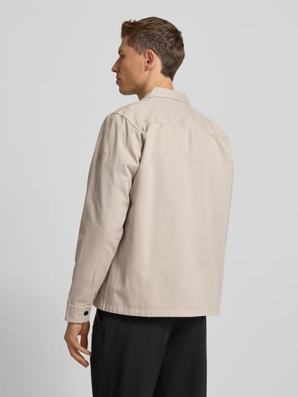 BOSS Orange Regular Fit Hemdjacke aus reiner Baumwolle Modell 'M_LORUM' Sand 5