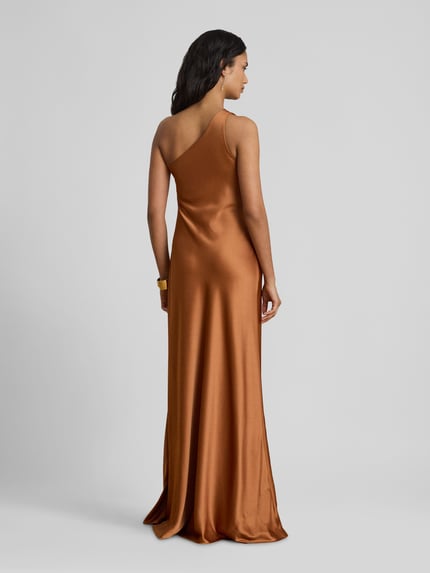 Lauren Ralph Lauren Figurbetontes Abendkleid mit One-Shoulder-Ausschnitt Terra 5