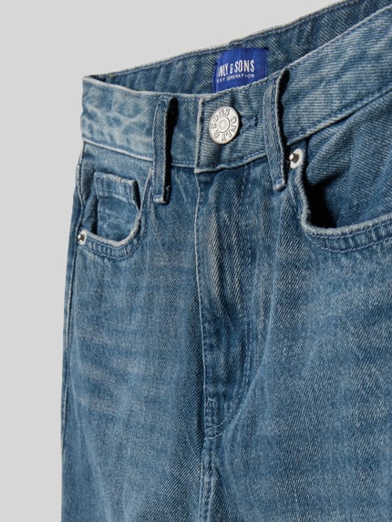 ONLY & SONS Straight fit jeans van puur katoen, model 'EDGE' Blauw - 2