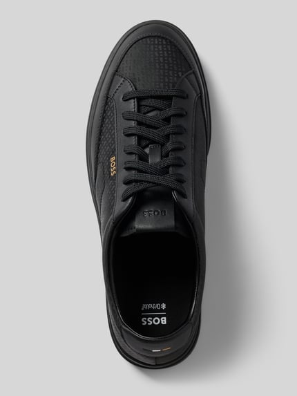 BOSS Sneaker aus Rindsleder mit Logo-Detail Black 3