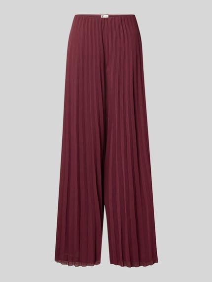 Hose aus Chiffon mit Plisseefalten Shop The Look MANNEQUINE