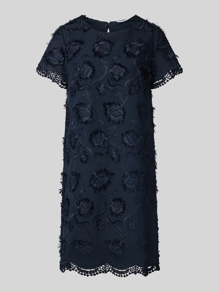 ZABAIONE Mini-jurk met gehaakt kant Marineblauw - 2