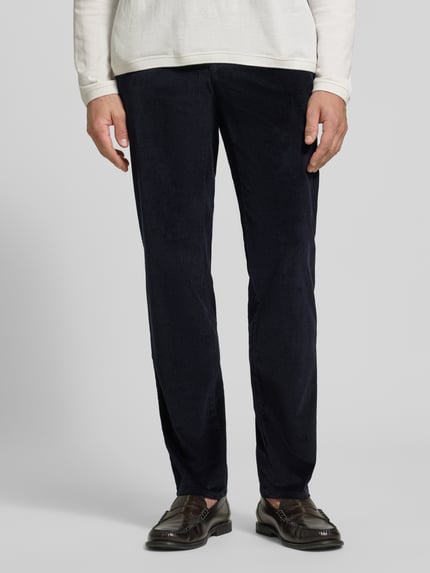 Brax Modern Fit Cordhose aus Baumwoll-Mix Modell 'Fabio' Marine 4