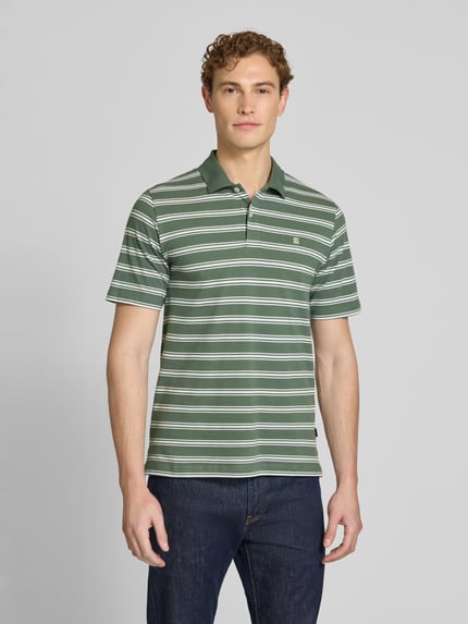 JACK & JONES Premium Koszulka polo w kroju regular fit z haftowanym logo model 'Adam' Khaki 4